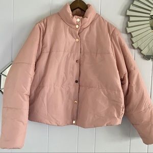 Candies Pink Puffer Jacket XL